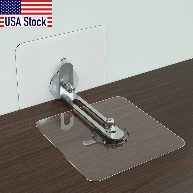 Ancoraggio adesivo per mobili da 4 pezzi/set, scaffale per TV, scarpiera, armadio