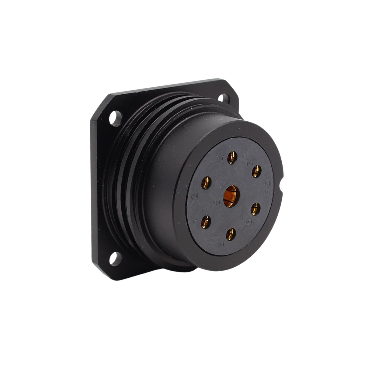 SINEMARCH Socapex 7 Pin Panel Mount Female Connector 20A Aluminum Shell Solder for Motor Compatible W/ SHOWSAFE KUPO
