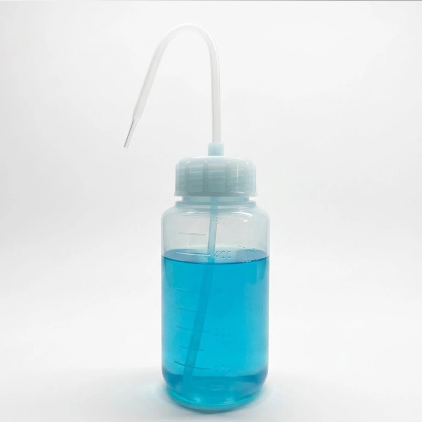 1 szt. 150ml 250ml 500ml 1000ml Plastikowa butelka do mycia z zakrzywionym dzióbkiem, butelka do płukania, czerwono-biała, z podziałką. — zdjęcie produktu 2