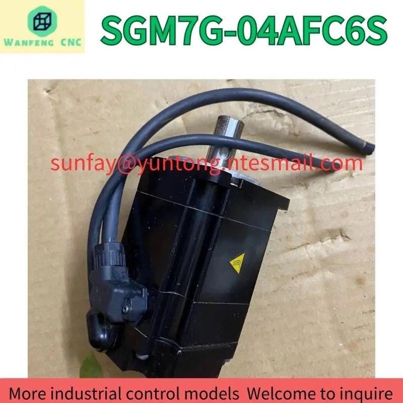 second-hand Servo motor SGM7G-04AFC6S test OK Fast Shipping