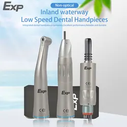 Exp Internal Water Spray Dental Low Speed Handpiece 1:1 Contra Angle And Straight Handpiece Air Motor Dental Equipment Tool