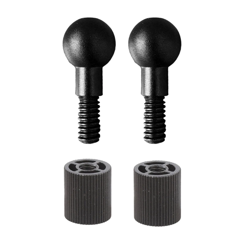 Aluminium 15mm Kugelkopf-Montageadapter 1/4 Gewindeschraube für Fotoausrüstung X3UB – Detail 1
