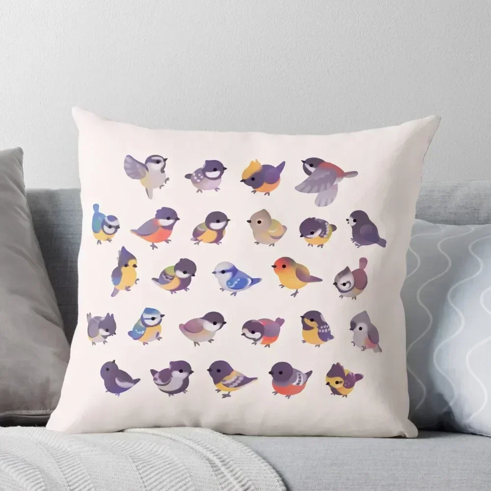 

Little bird (Paridae) Throw Pillow Cushion Cover Luxury luxury sofa pillows pillow pillowcase pillow