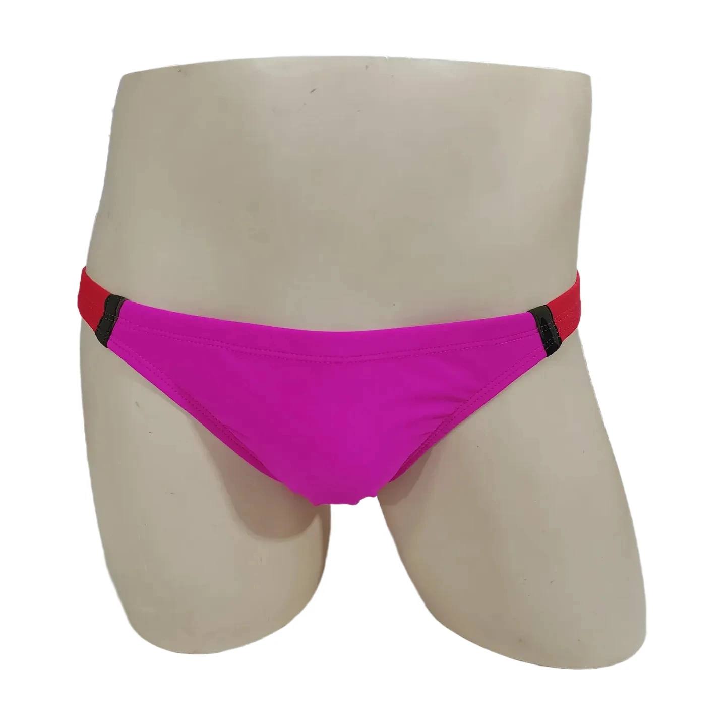 BOYTHOR Men's Tri-Color Swim Trunks - Quick-drying, Built-in Drawstrings, Ultra-elastic, Fashionable Beach Tri-Color Swim Trunks