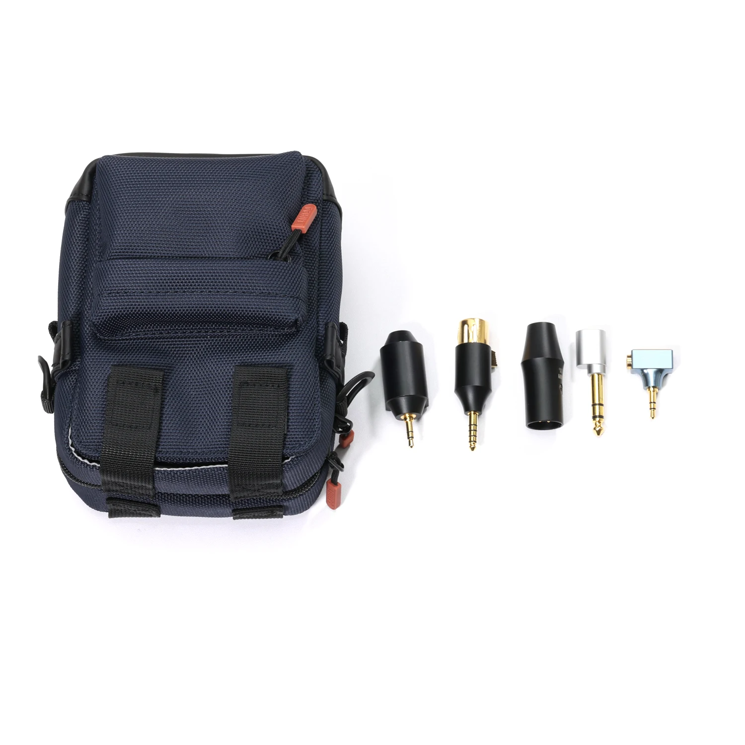 DD peralatan adaptor semua dalam satu ddHiFi untuk pameran, menampilkan XLR44B, XLR44C, DJ44C, DJ65A, DJ65M Adapter dan C2022 casing bawaan