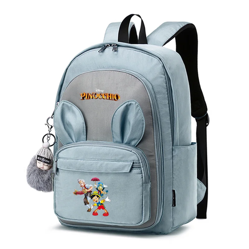 

Pinocchio Kids Backpack For Girls Boys Waterproof Backpacks Children Orthopedics Rabbit Ears School Bags Travel Mochila