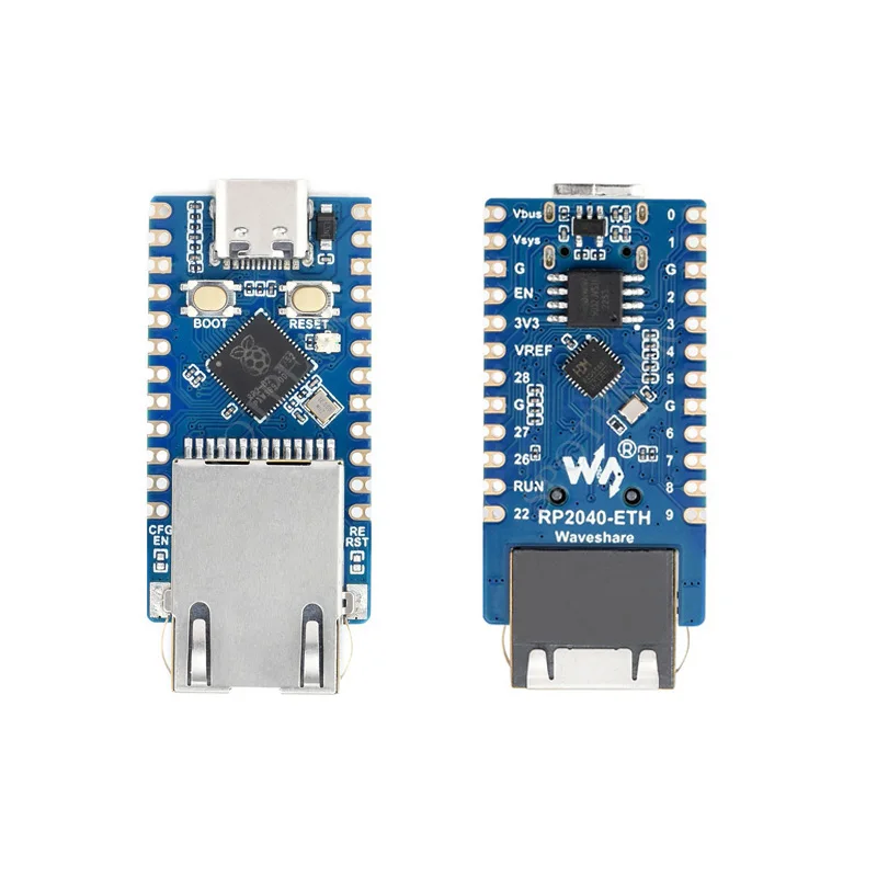 Mini Placa de desarrollo Raspberry Pi Pico RP2040-ETH, módulo de puerto Ethernet RP2040, procesador de doble núcleo