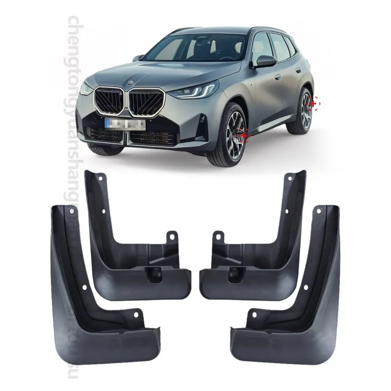 Guardabarros para BMW X3 G45, Protectores Contra Salpicaduras para BMW X3 G45 Edición Regular y M Sport, 4 Piezas, 2025-Actualidad