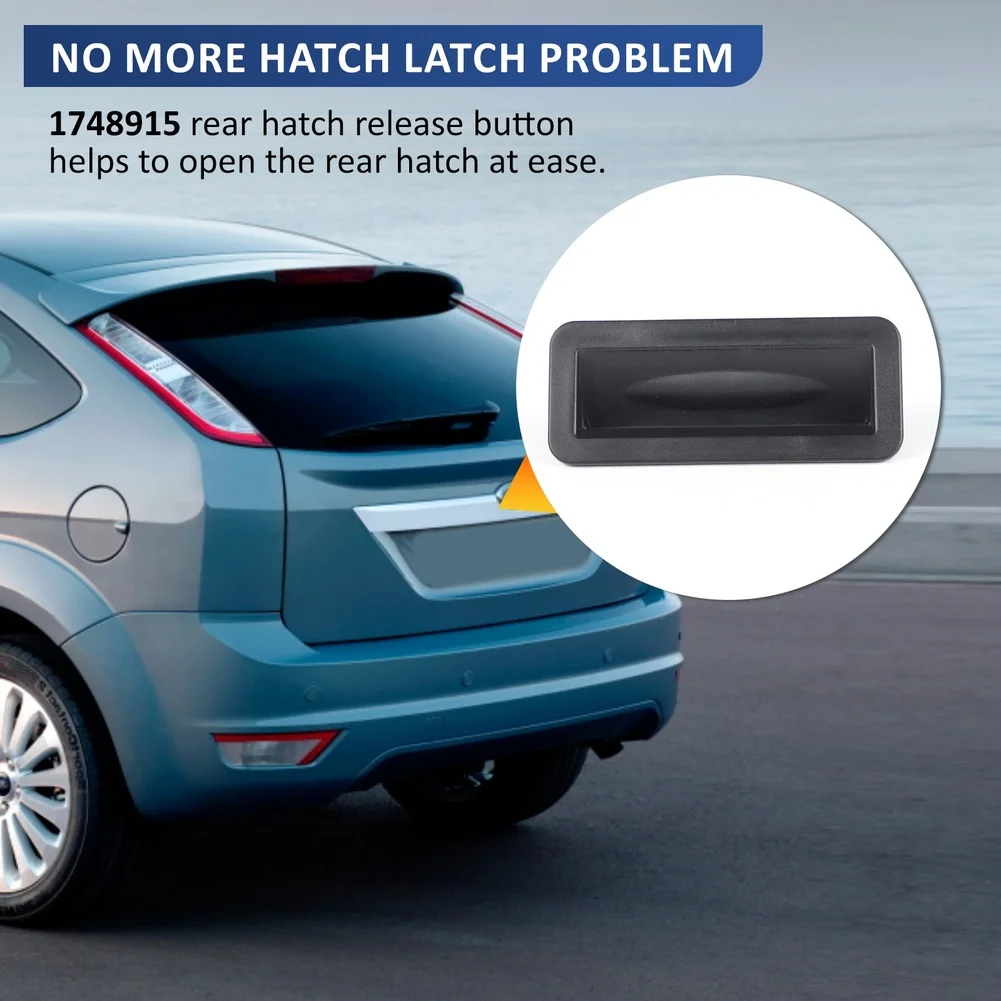 

Ручка открывания задней двери багажника, пластиковая кнопка для задней двери багажника, как показано на изображении, переключатель задней двери багажника, материал АБС-пластик.