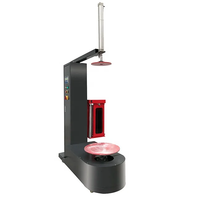 Stretch Auto Wrapping Machine for Small Box With Top Platen Device Press Top Film Wrapping Protect Machine Wrap