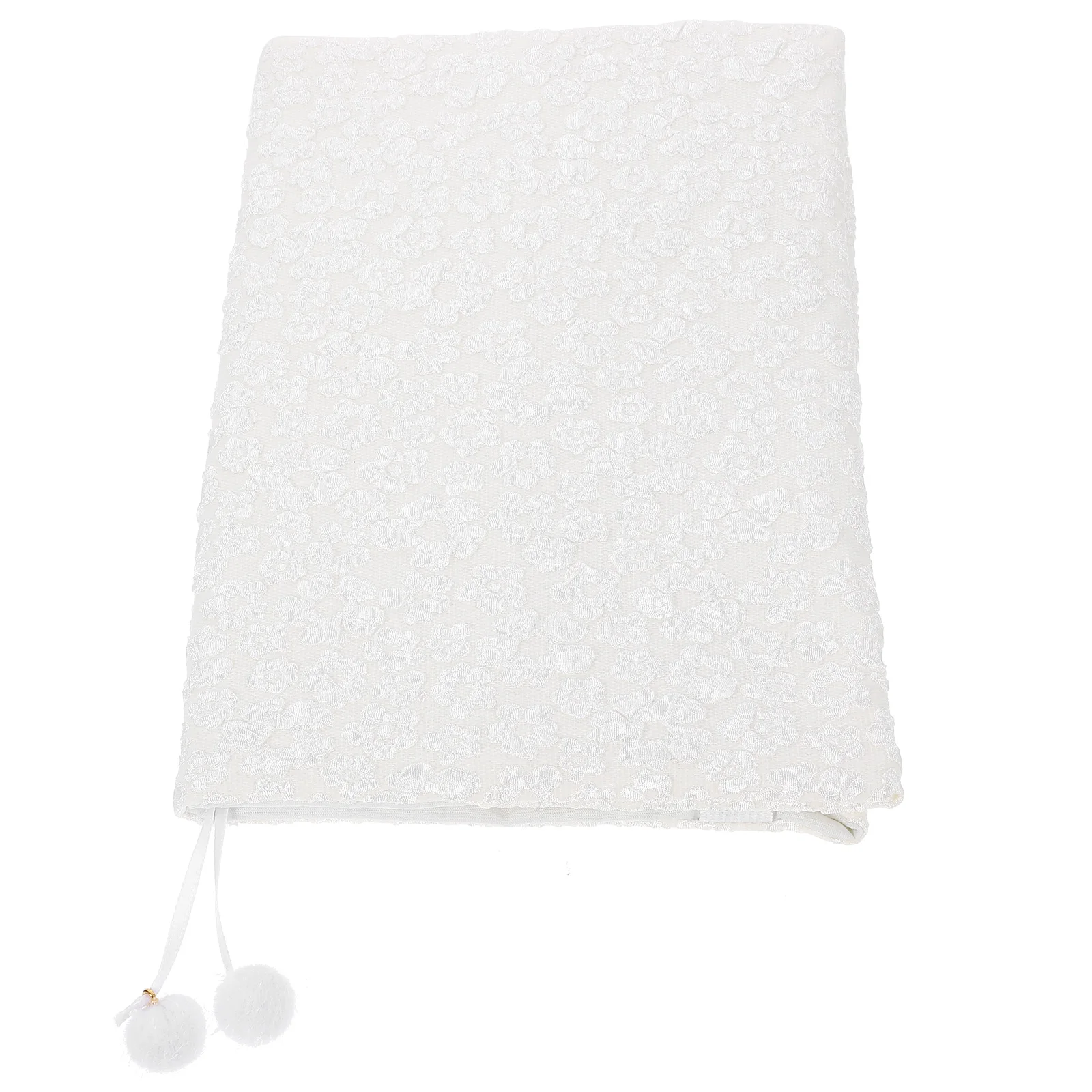 

Notebook Protective Cover B5 Single Color Simple Book Sleeve Reusable Cloth Polyester Student Book Protector Scratch Resistant