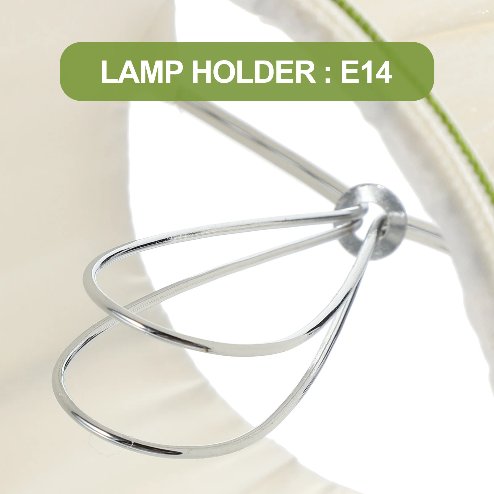 

Fabric Lampshade 10x13x12m White Green Table Desk Bedside E14 Shade Replacement Cloth Cover Lamp Shades Lighting Accessories