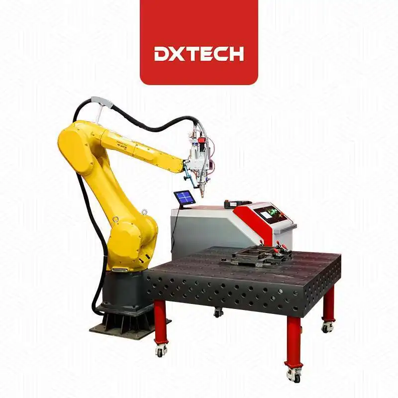Solda a laser automática de alumínio do braço robótico de 6 eixos Hine 1Kw