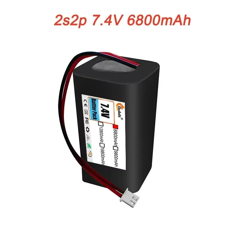 2S2P 7.4V 6800mAh 8.4V High Capacity UAV Rechargeable Li-ion Battery for Various RC Airplane Drone Quadrotor XH2.54-3P