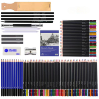 98/146pcs Art Painting Set Sketching Color Lead Pencil Tools High Quality Drawing Professional Beginners School Drawing Supplies