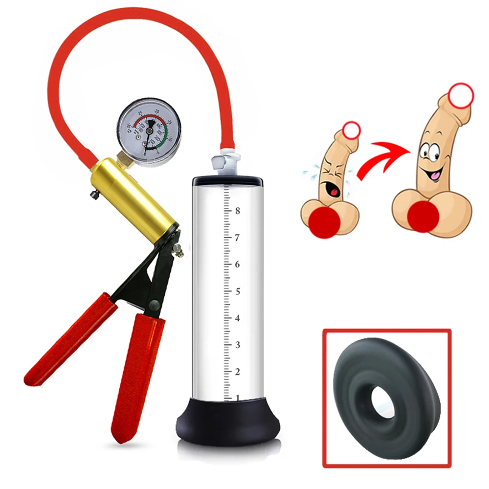 Male Enlarger Penis Extender Vacuum Pump For Men Penise Enlargement Growth Sexsual Enhancer Delay Lasting Trainer Adult Toys 18+