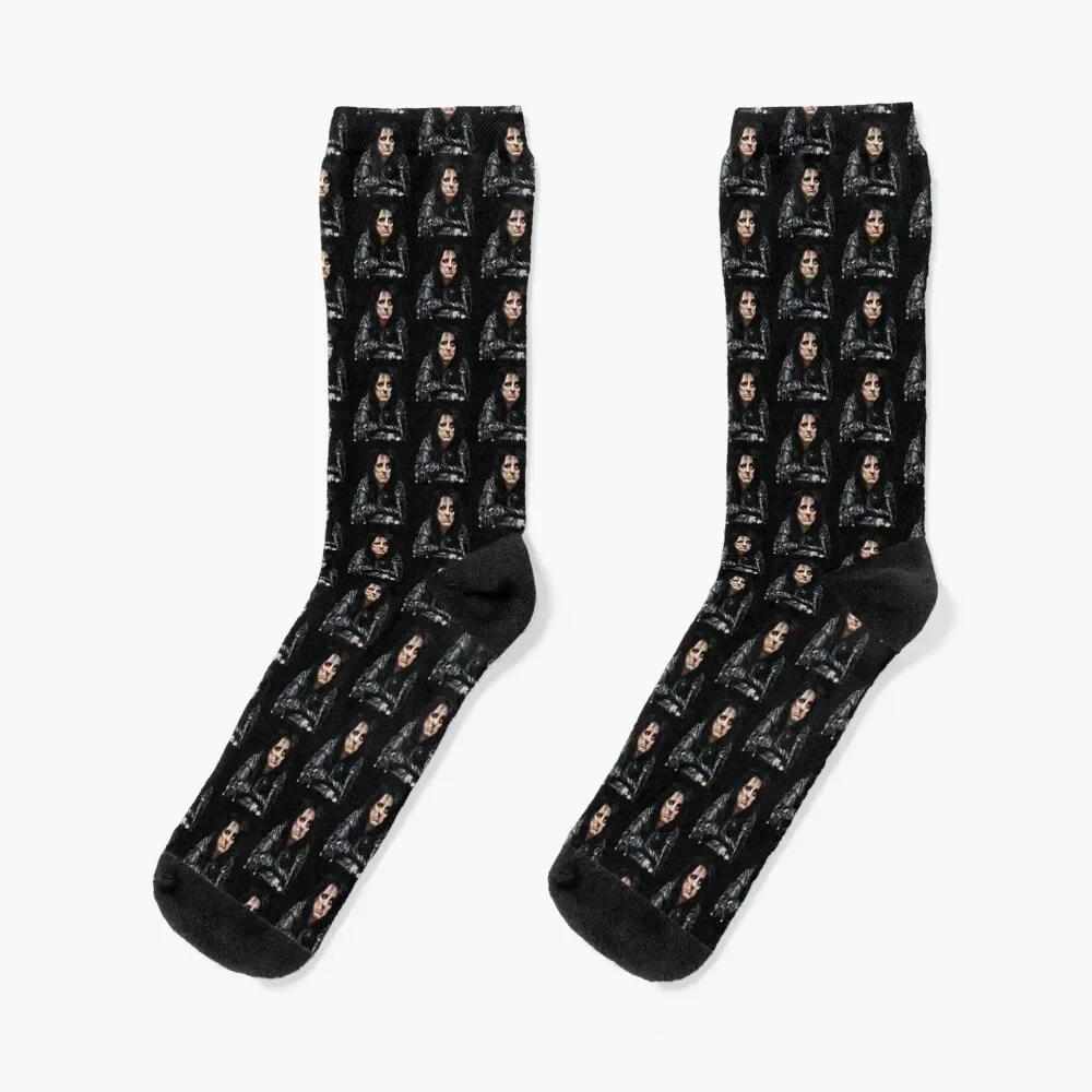 

Alice cooper Socks warm winter Heating sock halloween Men Socks Luxury Brand Women's