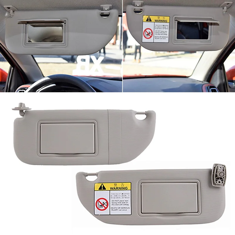 

Interior Sunvisor With Mirror Front visor assembly For Peugeot 301 Citroen C3 Citroen Elysee 2014 2015 2016 2017 sun visor