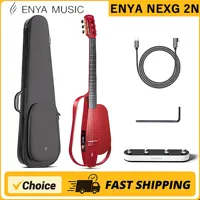 Enya Acoustic-Electric Carbon Fiber Classical Nylon String Travel Guitar NEXG 2N Smart Acustica Electric Guitarra with 50W Wirel