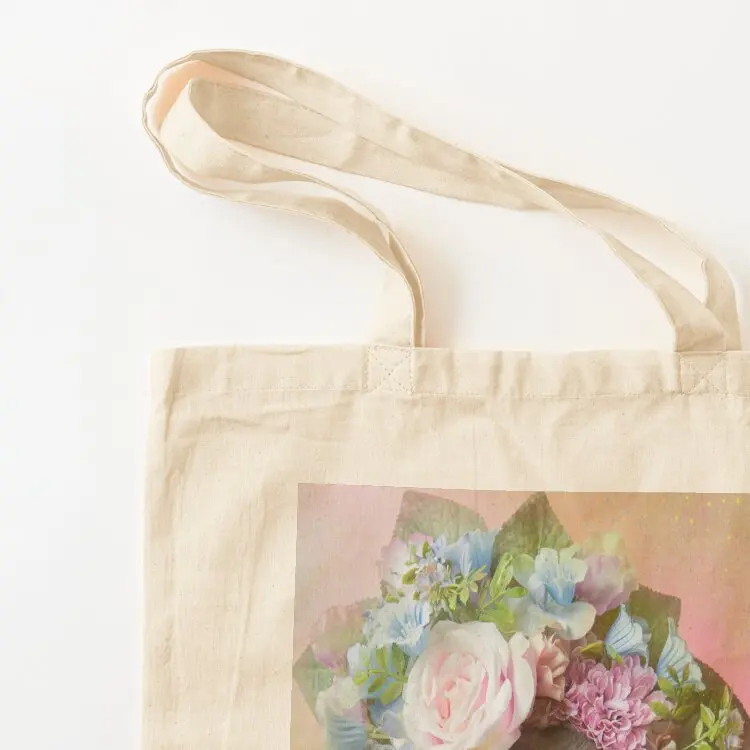 Flower Power, Pika Tote Bag shopping bag custom fabric bag free delivery bags tote bags men