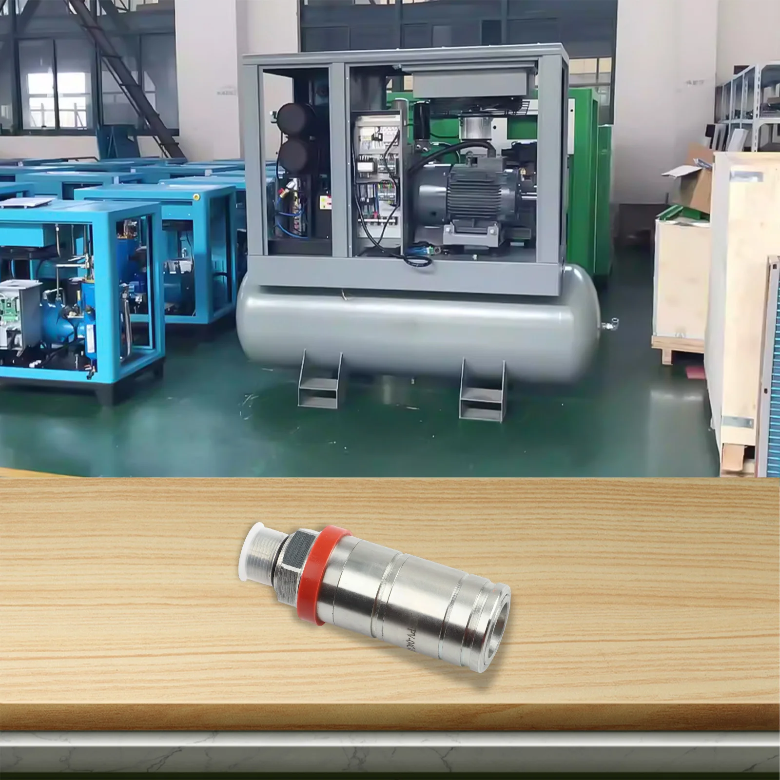 Hydraulic Female Quick Coupler AL200979 for 6400 6410 6420 Tractors Strong Seal and Quick Connect Design for Enhanced Safety