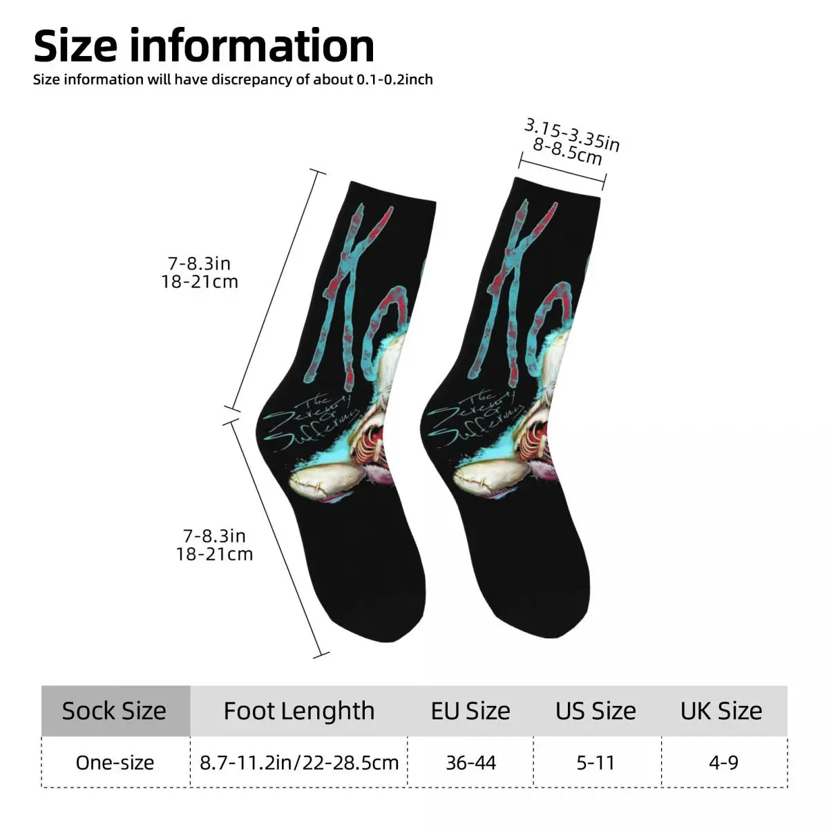 Musik Rock Dorn Band Socken Männer Frauen Polyester Casual Socken hochwertige Frühling Sommer Herbst Winter Socken Geschenke