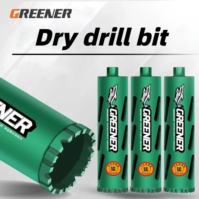 GREENER Drill Bit Professional Hand Tools Metal Driller Woodworking Mechanical Tool Industrail Through The Wall Perforator