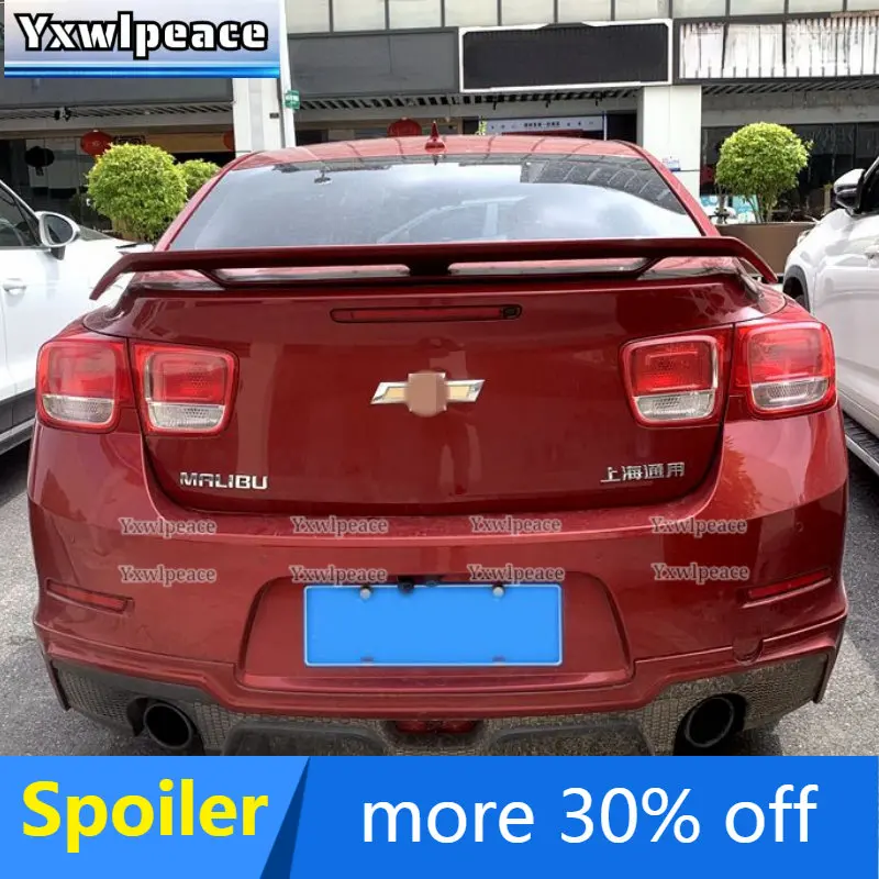 

For Chevrolet Malibu 2012 2013 2014 2015 2016 2017 High Quality ABS Plastic Unpainted Color Rear Trunk Spoiler Car Accessories