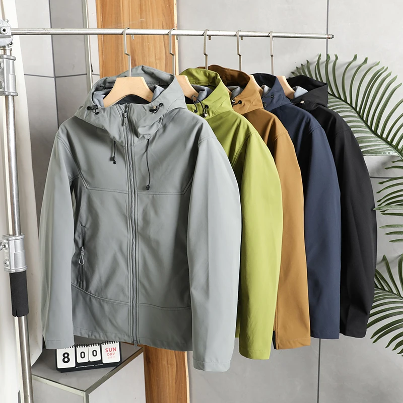 

Мужская уличная куртка Softshell с интегрированной 3D-подкладкой, водонепроницаемая, из полиэфирного волокна, с длинными рукавами, приталенного кроя, на молнии