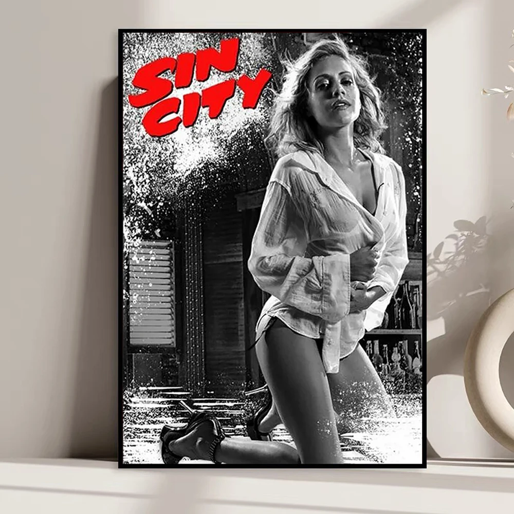 L207 SIN CITY Movie Brittany Murphy Silk Fabric Poster Art Decor Indoor Painting Gift