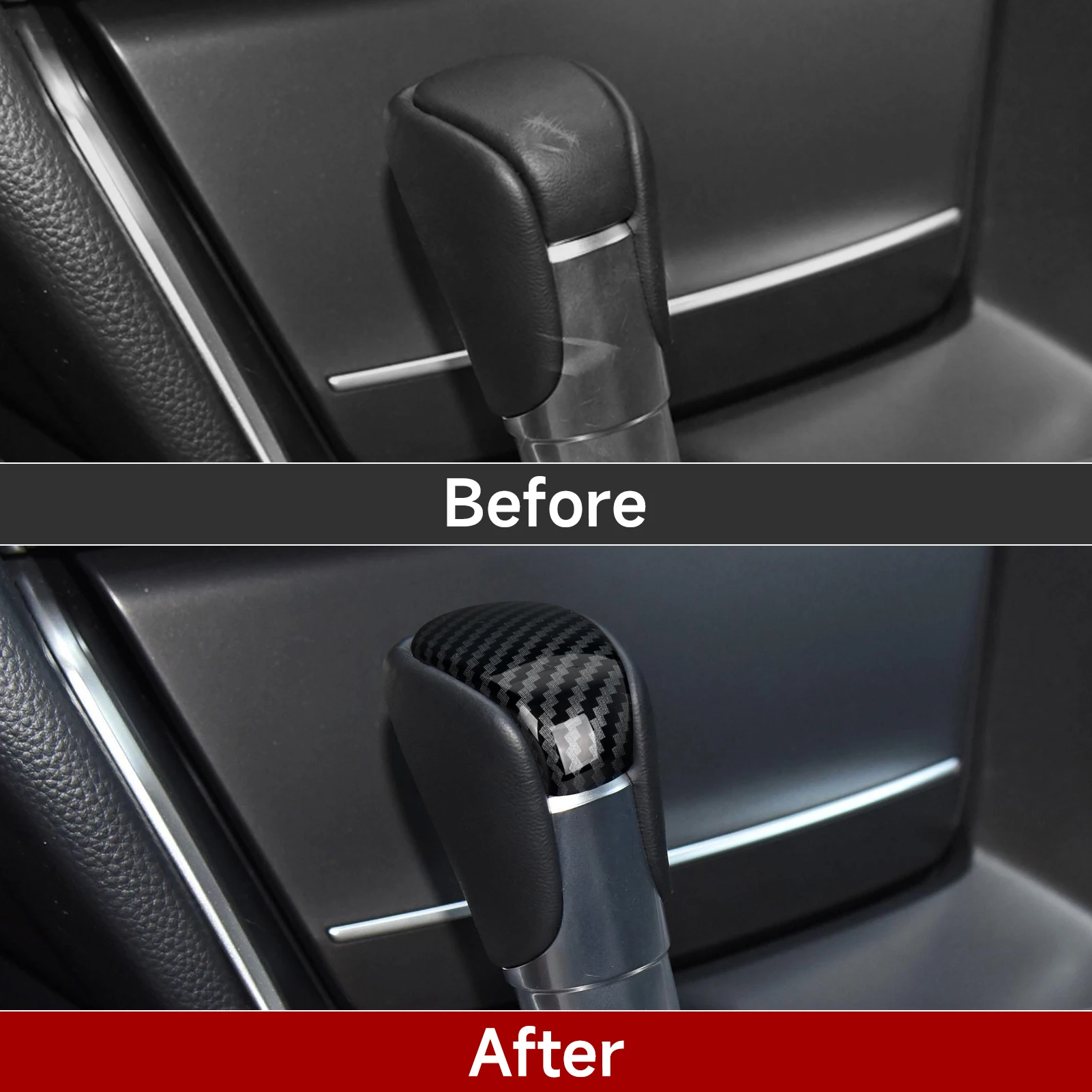 Auto-Mittelkonsole, Schalthebel, Lenkradverkleidung für Honda Accord 10. Generation 2018-2022 Zubehör. ABS-Kohlefaser-Innenausstattung. – Detail 38