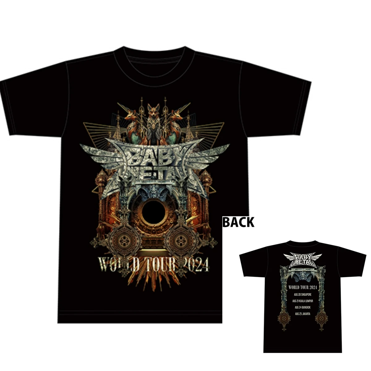 Slaughter To Prevail BABYMETAL Band T-Shirt Baumwolle Grafik-T-Shirt Herren Damen Sommer Streetwear – Detail 6