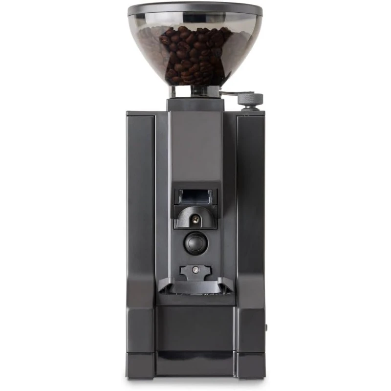 Espresso Grinder, 150g, 50mm Steel Burrs, Stepless (Black)