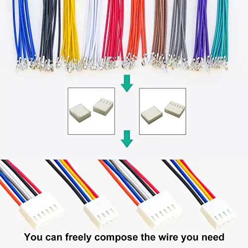 Jogo do conector do cabo de Molex, MX2.54, passo de 2.5mm, 2 Pin, 3 Pin, 4 Pin, 5 Pin, 6 Pin, SH-MX2.54-2510, Molex KK 254