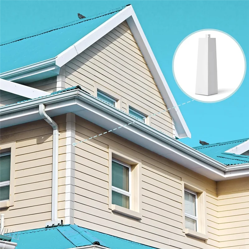 

Алюминиевые сайдинговые углы BOFO, 8-дюймовые внешние сайдинговые угловые колпачки, гладкие сайдинговые алюминиевые углы для мобильных домов, 16 шт.