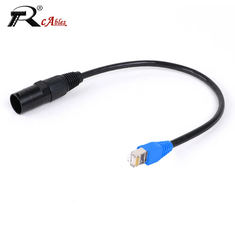 RJ45 Ethernet Extension Cable,RJ45 CAT5/6 Shielded Network LAN Connector to Waterproof RJ45 Male Network Plug Adapter Converter