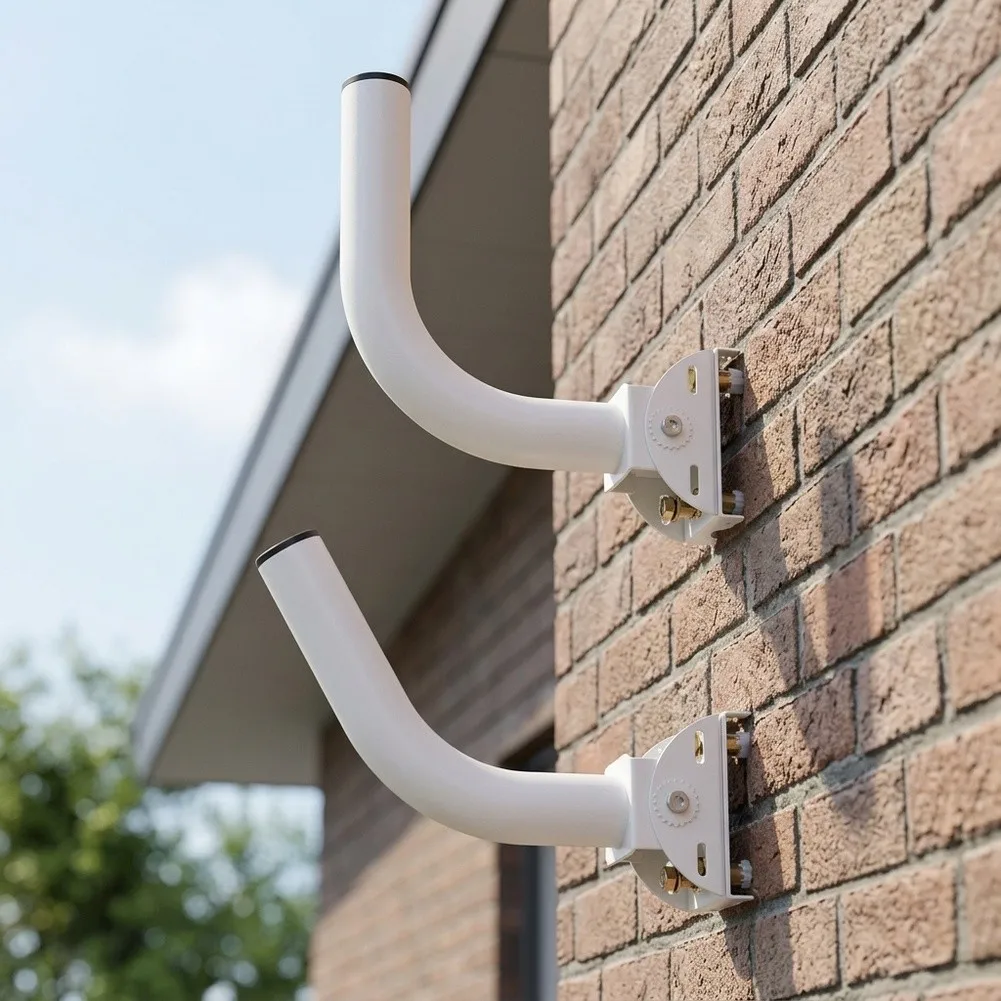 2-Pack For Outdoor-Ready Adjustable Mount Bracket for Point-to-Point Wireless and Network Transmission Devices