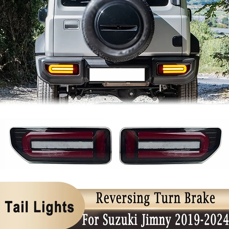 LED Tail Lights Reversing & Turn signal & Driving & Brake Lamp for Suzuki Jimny 2019-2024 High luminance Rear Back Lamp Assembly