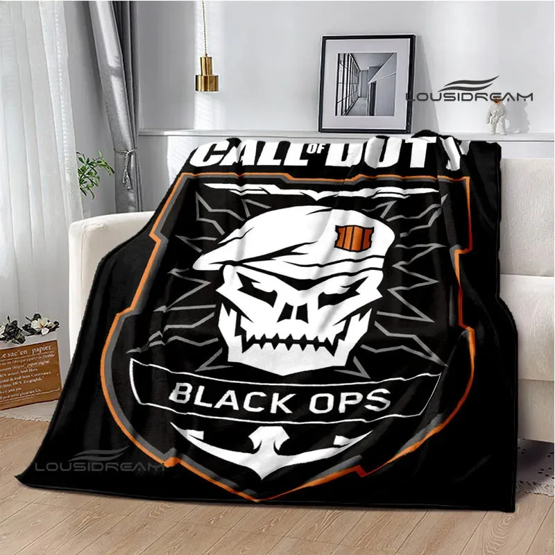 Game code, call of duty blanket Warm blanket Flange Soft and comfortable blanket Home travel blanket bed linings Birthday Gift