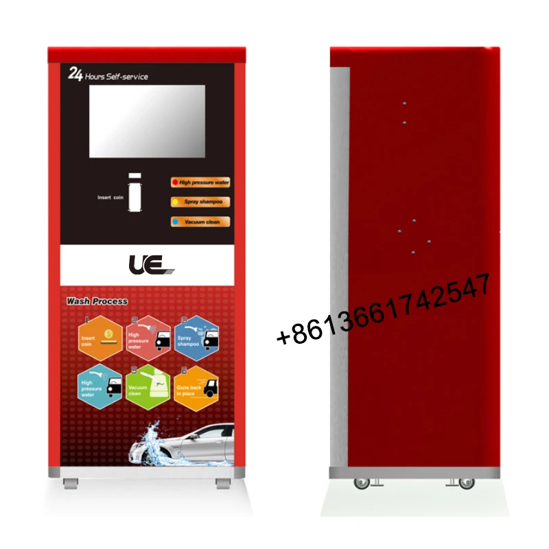 UE-109-512 1.6KW 80 Bar Coin/card Operated Self Service Car Wash Machine Equipment/self-service Steam Cleaner For Sale