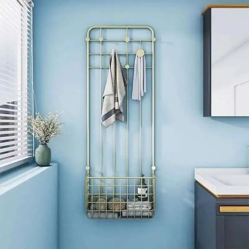 

Garment Girls Minimalist Wall Clothes Rack Boutique Bedroom Clothes Hanger Balcony Aesthetic Arara De Roupa Hallway Furniture