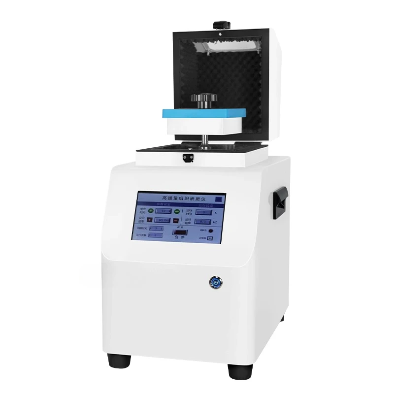 طاحونة الأنسجة عالية الإنتاجية مختبر شاشة ديجيتال سطح المكتب متعدد القنوات مطحنة الأنسجة ذات درجة الحرارة المنخفضة