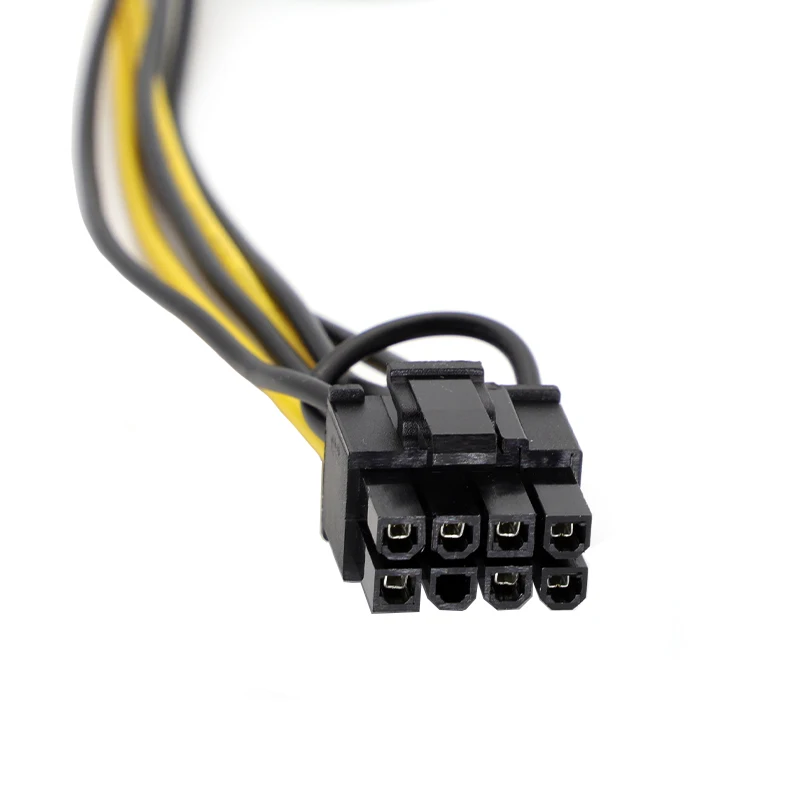 1/5/10pcs SATA Male 15pin to 8pin(6+2) Cable Graphics Card Power Line PCIE SATA Power Supply Cable Adapter 15-pin To 8 Pin Cord