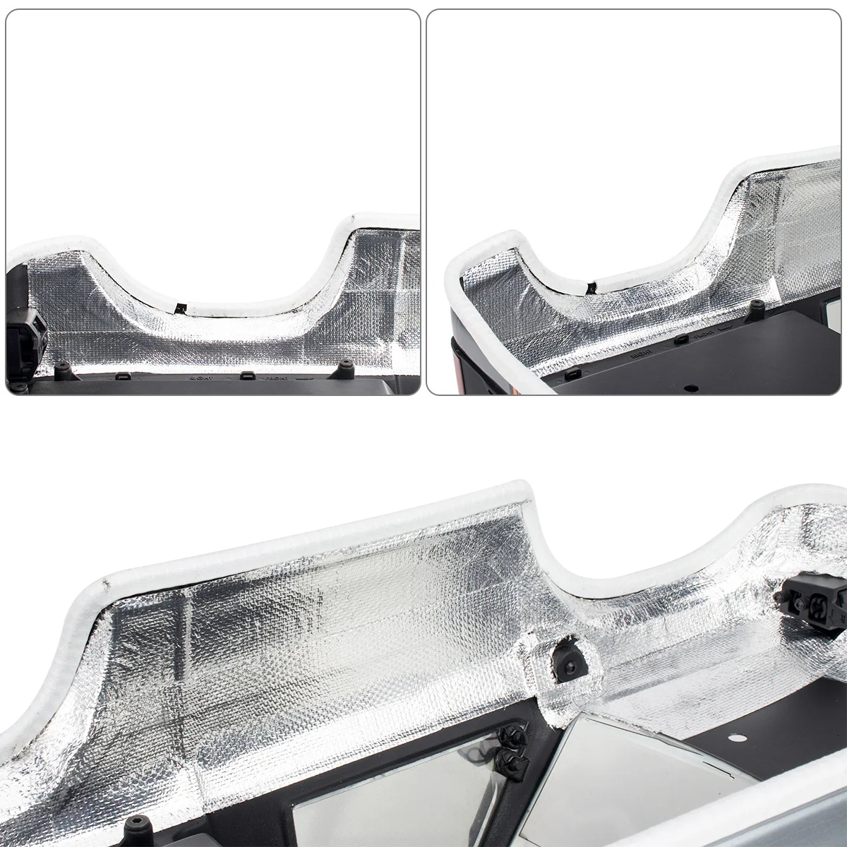 Fita de reforço de pista de folha de alumínio 5m * 5cm 5m * 3cm para tamiya 53351 1/10 axial scx10 90046 trx4 d90 rc peças de modelos de carro