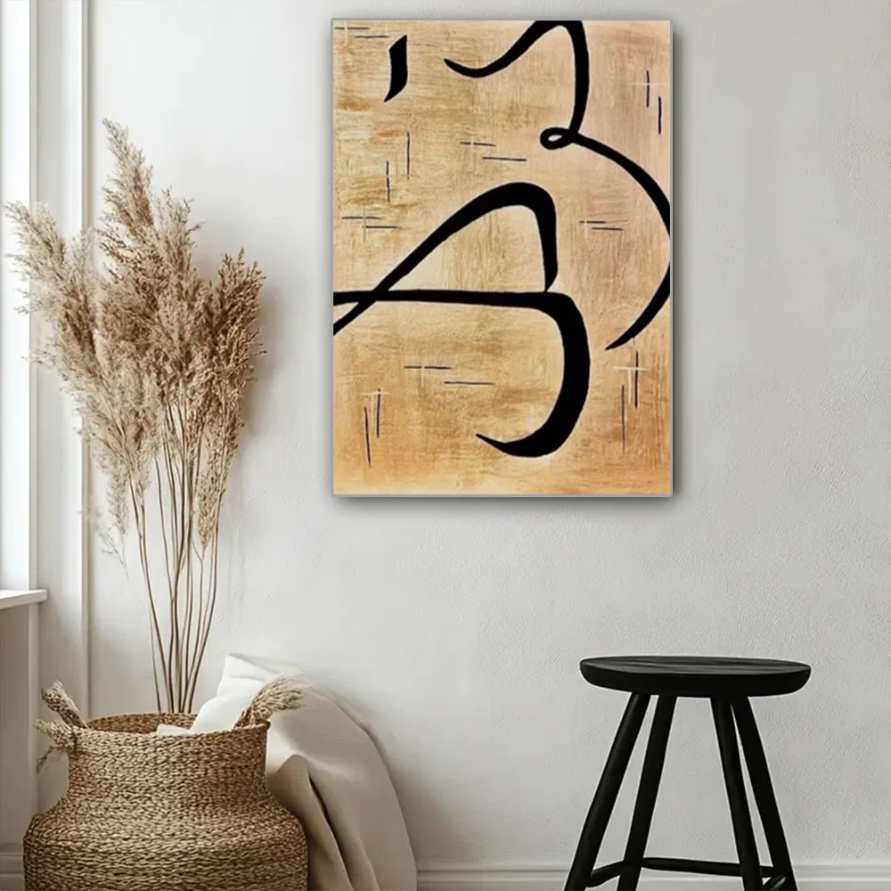 

100% hand drawn lines abstract oil painting original wall painting home living room decoration paint interior aesthetics