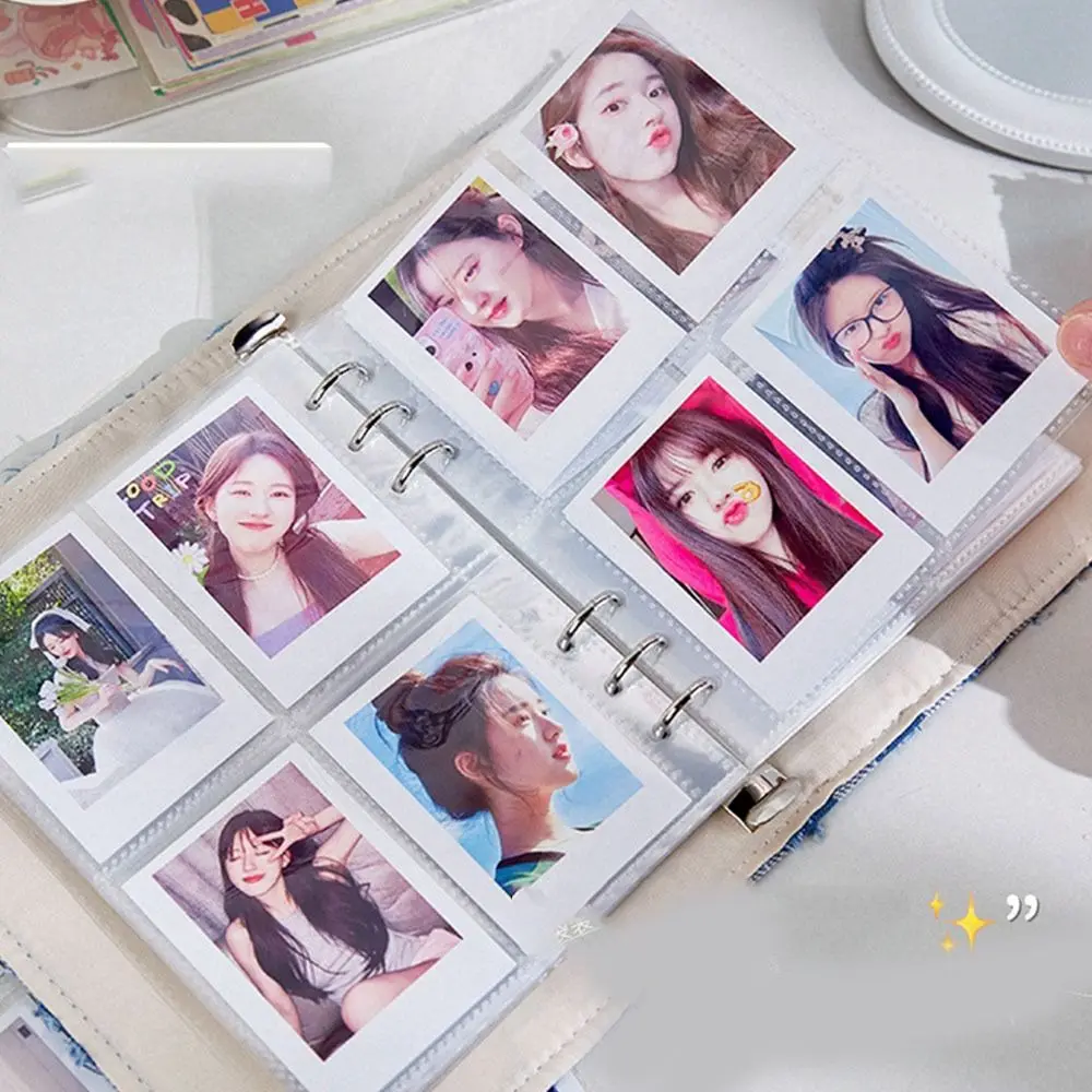 Loose-leaf Cowboy Photo Album 3inch Exquisite Idol Photocard Binder Butterfly Ins Butterfly Postcard Holder Stationery School