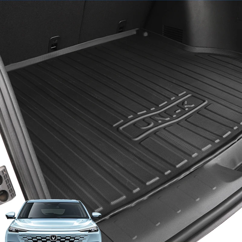 Specialized Car Trunk mat For Changan UNIK 2023 TPO Trunk Cargo Liner Floor Mat-All Weather Protection Carpet Accessories