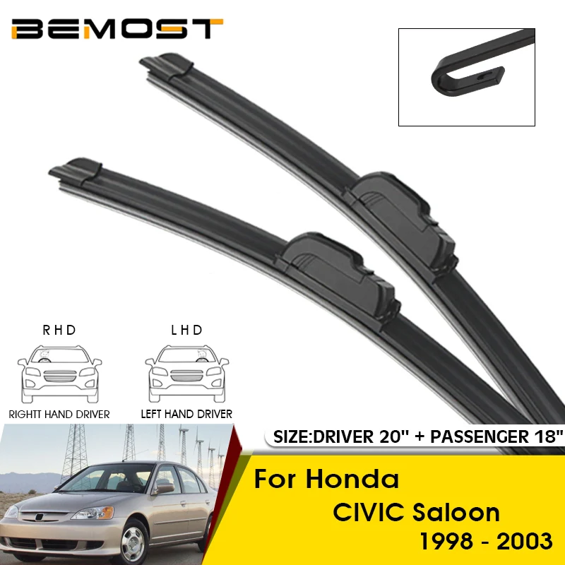 Car Wiper Blades For Honda CIVIC Saloon 1998-2003 Windshield Windscreen Front Window Blades 20\