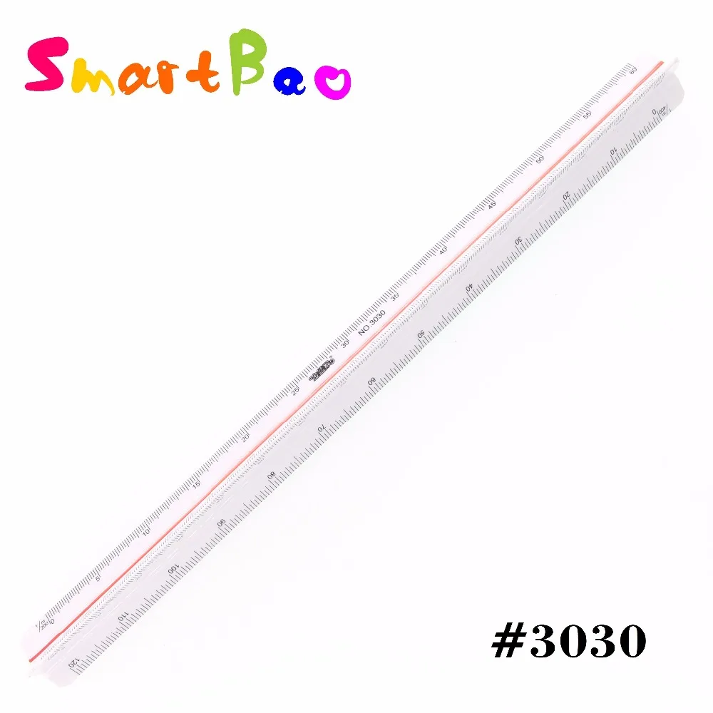 

30cm Triangular Architect Scale Ruler Large Scales Three-sided Ruler Used by Architects Technical Drawing Supplies #3030