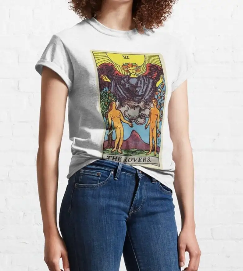 Tarot Card T Shirt The Lovers Moon Death Ace Of Swords Chariot Astrology